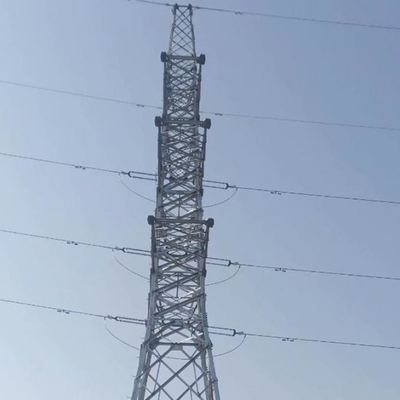Q355B Steel Transmission Line Tower Galvanized Electric Power