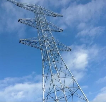 Transmission Line Electric Power Lattice Steel Tower Q235B