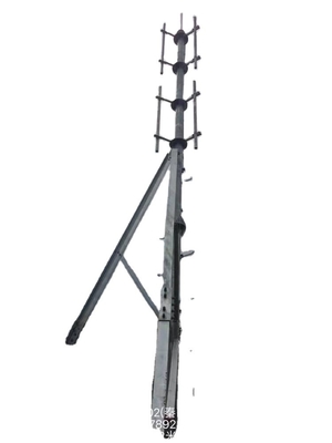 Hot Dip Galvanization And Painting Mobile Guyed Towers Steel Q355