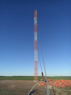Hot Dip Galvanization And Painting Mobile Guyed Towers Steel Q355