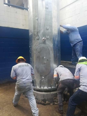 20m Telecom Monopole Iron Tower For Telecommunication