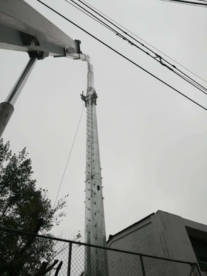 Steel Q235 Telecommunication Steel Tower With Hot Dip Galvanized