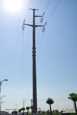 Monopole Microwave Antenna Radio Tower Galvanized Steel Q345