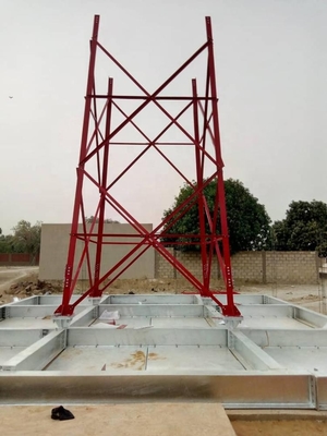 Mobile Steel Lattice Tower 4 Legged Quadrilateral Angular