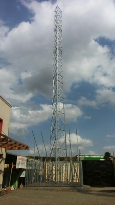 Lattice Type Paint Kits Steel Tower Used For Communication