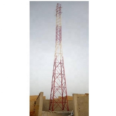 RDS RDU Telecommunication Steel Tower With Brackets And Palisade Fence