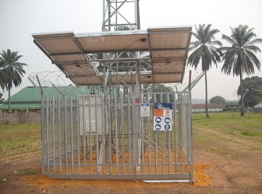 Telecommunication Steel Tower With Related Accessories Hot Dip Galvanized