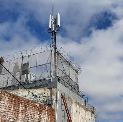 Rooftop Steel RDS Monopole Tower Telecommunication / Telecom / GSM