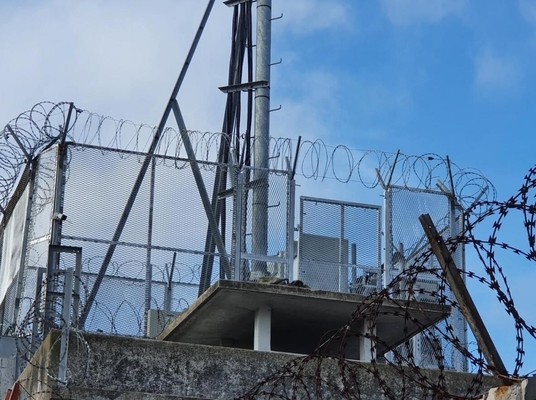Rooftop Steel RDS Monopole Tower Telecommunication / Telecom / GSM