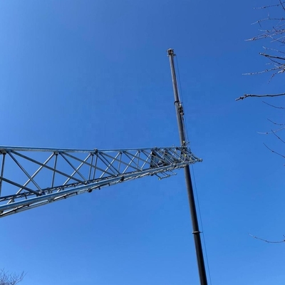 Telecom Steel Tubular Tower Hot Dip Galvanized 15M Height