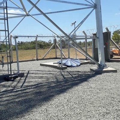 3 Legged Tubular Communication Steel Tower Galvanized