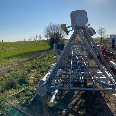 Telecommunication Galvanized Steel Tower 3 Legged Tubular