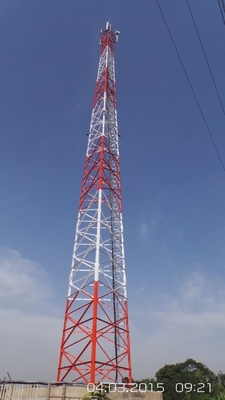 3 Leggs Tubular Q235 Steel Transmission Tower forTelecommunication