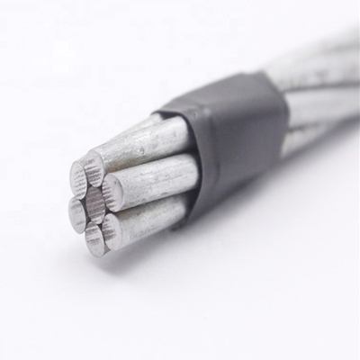 Bare Aluminium ACSR Moose Conductor Solid Type For Overhead Power Transmission